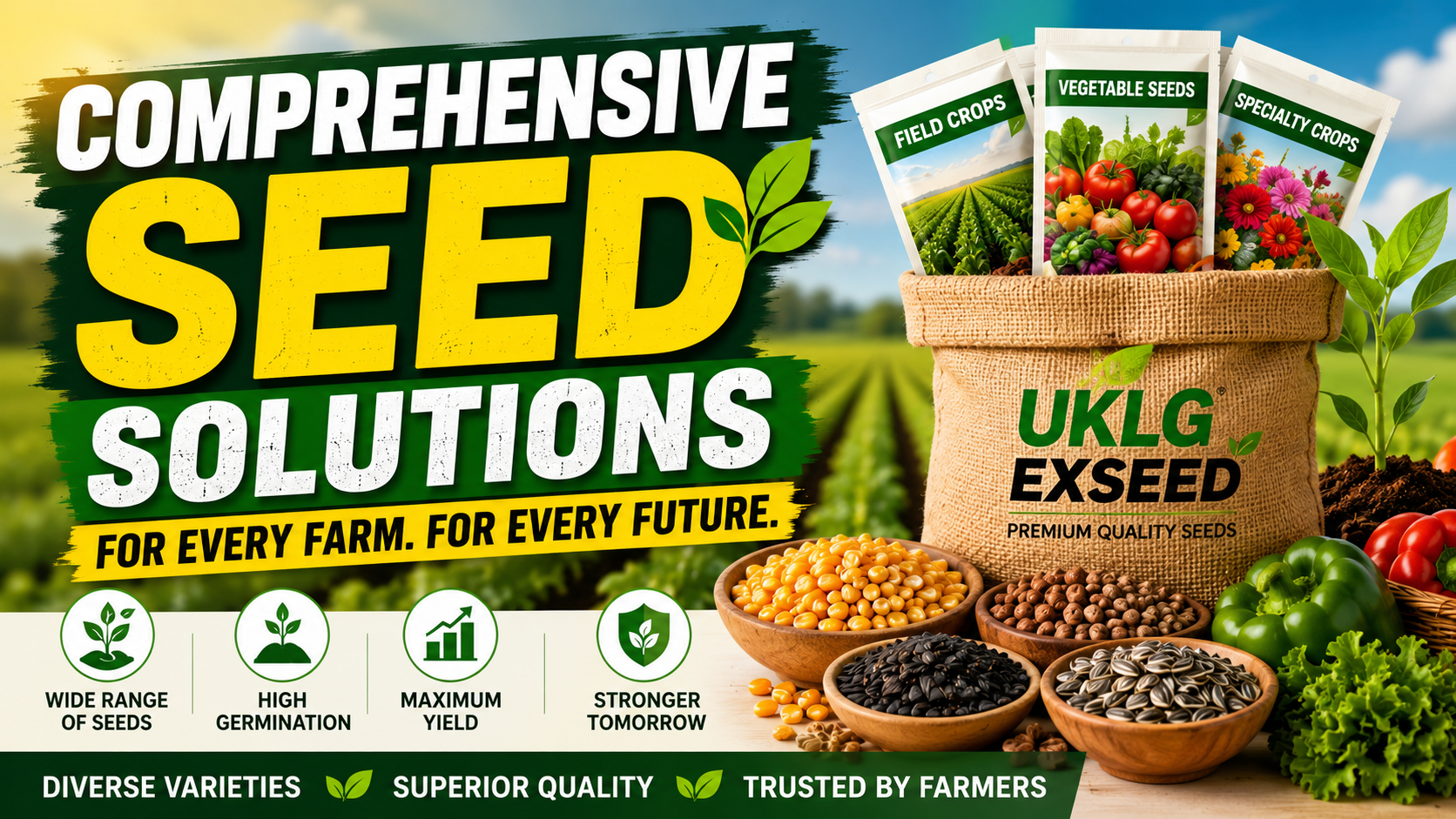 Experience Excellence with UKLG_ExSeed Your All-in-One Seed Solution